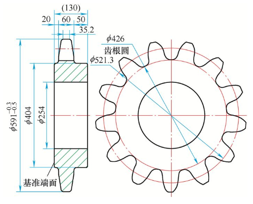 【兆恒機(jī)械】滲碳齒部有嚴(yán)重的貫穿型裂紋，何原因？